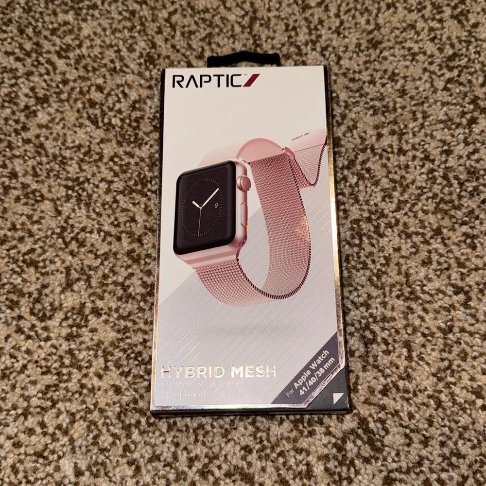 Apple Watch band : stainless steel light pink